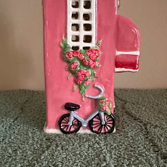 Blue Sky Clayworks Tea Light Candle Holder Valentines Coffee Lovers Cafe NEW! - Picture 6 of 13